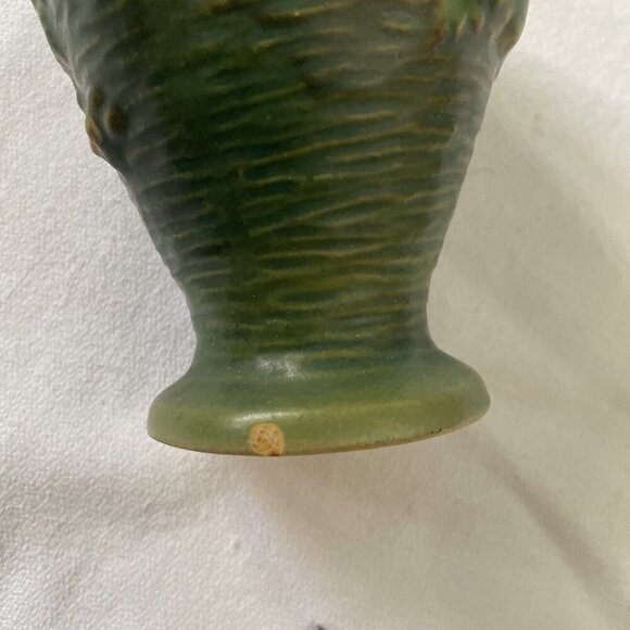Miniature Green Ceramic Pitcher With Leaf & Berry Design - Picture 6 of 11